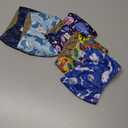 5 Pack Dog Diapers Male Reusable, Premium Belly Bands for Dogs, High Absorbing Male Dog Pee Wraps for Doggie in Incontinence or Excitable Urination Hawaii, XS