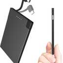 TNTOR Thin USB C Portable Charger with Built in Cable, Slim Power Bank for Travel 3500mAh Safe Battery Pack Charger for Pocket Wallet Compatible with iPhone 15 16 17 Series and Android/Samsung/Google