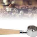 51mm Espresso Bottomless Portafilter ,Fits EC680 / EC685 Espresso Machine,304 Stainless Steel Filter Basket with Puck Screen and Walnut Handle (Wood)