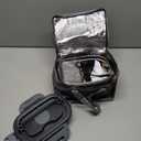 Electric Lunch Box for Men, Women & Adults - 80W Fast Heating - Heated Lunch Box with Dual 1.5L SS Containers - Portable Food Warmer for Car, Truck, Office (Black)