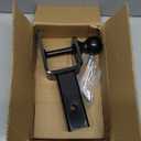 METOWARE ATV/UTV Trailer Hitch 3-in-1 Towing Ball Mount with 2 Inch Ball Hitch Rated 3500 LBS, Fits 2-Inch Receiver, 5/8-inch Pin Hole