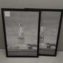 ENJOYBASICS 12x18 Picture Frame, Display for 12 x 18 Poster, Wall Gallery Photo Frames, Black, 2 Pack