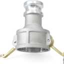 CAM-3020-DA Camlock Fitting Type DA 3" Female Camlock x 2" Male Camlock Cam and Groove Hose Fitting Coupling Reducer Adapter -20-150