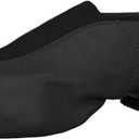 Bloch Dance Jazz Women Shoes Super Jazz Leather with Strong Elastic Slip On, High Durability, Neoprene stretch satin, Rubber Split Sole Leather, Dancing Shoe (4, Black)