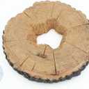 AQUA KT Aquatic Turtle Tree Trunk Round Freestanding Floating Dock Island Climbing Basking Platform Large Non Slip with Suction Cup, for Pond and Amphibian Reptile Terrarium Habitat, Large