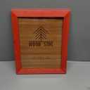 Rustic Wooden Picture Frame 11x14-100% Natural Solid Eco Distressed Wood for Wall Mounting Photo Frame - Orange