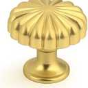 Probrico 10 Pack Gold Cabinet Knobs Vintage Drawer Knobs Zinc Alloy Cabinet Hardware for Kitchen Cupboard Dresser and Wardrobe