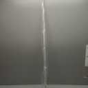 TONIAL Curtain Rod 32 to 115 Inch(2.6-9.6ft), Telescoping Splicing 3/4 Drapery Rods for Windows 83 to 110 Inch(6.9-9.1ft), Decorative Single Rod with Small Cap Finial, Silver