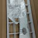 WALMANN 2 Pack Garage Wall Shelves, 2 x 4 ft/24 * 48 inch Wall Mounted Storage Shelves for Garage Heavy Duty Wall Shelving, Holds Up to 220 lbs(White)