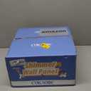 URBN Contemporary Golden Caramel Yellow Iridescent Glass Mosaic Tile for Indoor and Outdoor - Single Sheet (13 inches x 13 inches, 1.15 SQ FT)