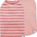 KYEESE 2Pack Waffle Dog Shirts, Lightweight Sleeveless Dog T Shirts for Small Dogs Girl, Breathable Pet Vest Comfort Tank Top Soft Dogs Clothes for Daily Wear, Pink+Striped, L