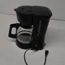 BLACK+DECKER 12-Cup Coffee Maker with Easy On/Off Switch, Easy Pour, Non-Drip Carafe with Removable Filter Basket, Vortex Technology, Black