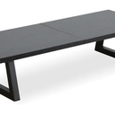 TEAMIX 24 inch Monitor Stand Riser, Black Wood & Steel Computer Monitor Stand with Storage, Laptop, PC, Printer Stand Riser for Desktop Office Desk Organizers