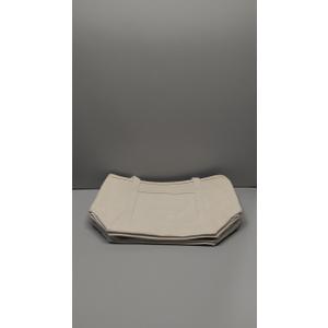 2 large beige tote bags