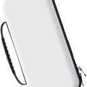 GDAKJASD Game Console Carrying Case for Nintendo Switch oled, Portable Gaming Console Storage Bag, Games Organizer Storage Case, Shockproof Anti Fall Protective Cover,B White (normal)