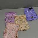 Grecle Washable Female Dog Diapers Skirt(4 Pcs) - Reusable Doggie Diapers with Adjustable Snaps, High Absorbency Leak-Proof Puppy Diapers for Female Dog in Heat, Period, Incontinence, M