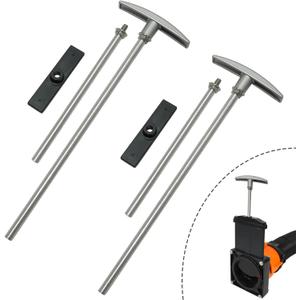 2 Pack RV Waste Valve Handle Replacement Universal Fit RV Waste Valve Tube Extension Kit RV Dump Valve Handle Replacement Set