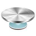 Kootek Aluminium Alloy Revolving Cake Stand 12 Inch Rotating Cake Turntable for Cake, Cupcake Decorating Supplies