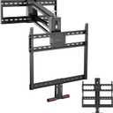 Fireplace Pull Down TV Mount Over Fireplace with Height Adjust for Most 43" - 80" TVs, Max VESA 600x400mm, up to 80lbs, Above Fireplaces TV Mount