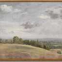 InSimSea Framed Canvas Wall Art, Vintage Decor - Landscape Wall Painting Prints, Rolling Hills Pictures for Bedroom, Farmhouse Bathroom, Office Dining Room Decor - 12"x16"