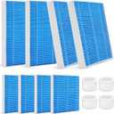 DerBlue 8pcs Wick Replacement Filter and 4pcsTop Fill Humidifier Replacement Filters Compatible with Superior 6000S Smart Evaporative Humidifier,high efficiency filter can last more than 6 months (8PACK)