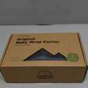 KeaBabies Baby Wrap Carrier  All in 1 Original Baby Carrier Newborn to Toddler Sling, Easy to Wear, Hands Free Bonding, Lightweight, Breathable Infant Wraps (Trendy Black)