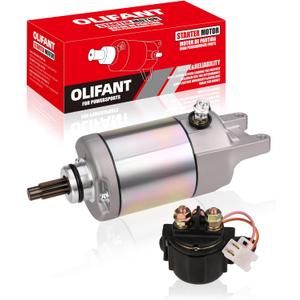 Starter Motor for Honda FourTrax 300 TRX300 TRX300FW ATV 1988-2000 TRX250 1987 ATC250 SX ATC 250 ES Big Red 246cc 31200-HC4-023 31200-HC4-033 SM13213 128000-4400 OLIFANT