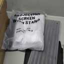 Outdoor-Projector-Screen-with-Stand - 120 inch Portable Projector Screen Indoor Outdoor Projector Screens 16:9 4K HD Lightweight Movie Screen with Carry Bag for Backyard Movie Night