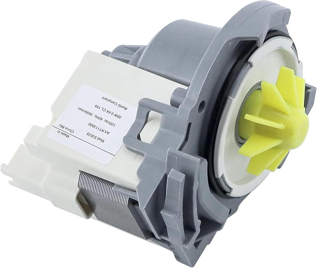 W10348269 Dishwasher Drain Pump Compatible for Whirl-pool Ken-more WPW10348269VP W10348269 W10158351 W10084573 8565839 8558995 661662 EAP11753379 PS11753379 AP6020066 2813258 Dishwasher-by MIFLUS