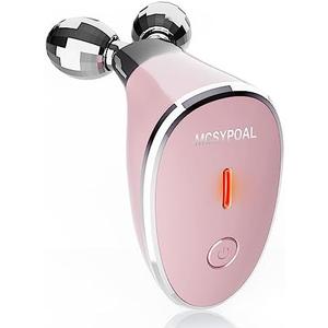 MCSYPOAL Microcurrent-Facial-Device, Microcurrent Facial Massager, Face Roller Face Massager for Skin Care at Home, Rose Gold