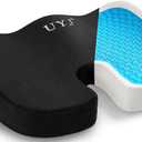 Seat Cushion for Office Chair, Memory Foam Seat Cushion, Tailbone, Sciatica, Lower Back Pain Relief, Chair Cushion for Car, Wheelchair, Computer and Desk Chair