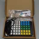 Koolertron One Handed Macro Mechanical Gaming Keyboard, Fully Programmable Mini Keypad, 48Key Mini USB Macro Keyboard with Blank Keycaps, for Gamers/Cashier/Designers/Video Editors