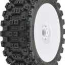 Pro-Line Racing Badlands MX M2 18 Buggy MTD White Wheels F/R PRO906731 RC Tire