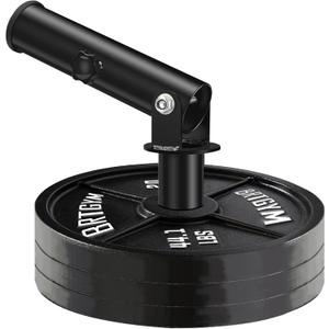 T Bar Row Landmine Attachment for 2" Olympic Bars, Heavy-Duty Steel, 360 Swivel, Workout Home Gym Equipment