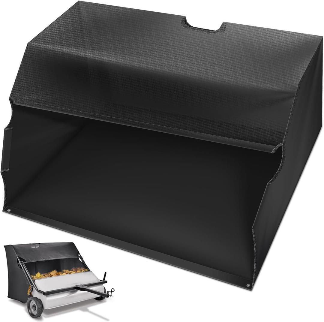 Yoursme Upgraded 307331 Hopper Bag for Ohio Steel AllFitHD 42 Tow-Behind Lawn Leaf Sweeper, 22 Cubic Feet Capacity Leaf Sweeper Bag Replacement