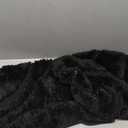 Mainstays Basic 3-Piece Polyester Bath Rug Set: Black, Contour, Lid Cover