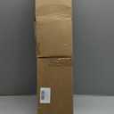 UD48S 4" Stainless Steel Telescoping Dryer Vent Kit - Flat Periscope for Whirlpool & All 4" Dryers, 90 to Straight Adjustable Dryer Duct (26-43in), Space Saving Vent Connector (Black)