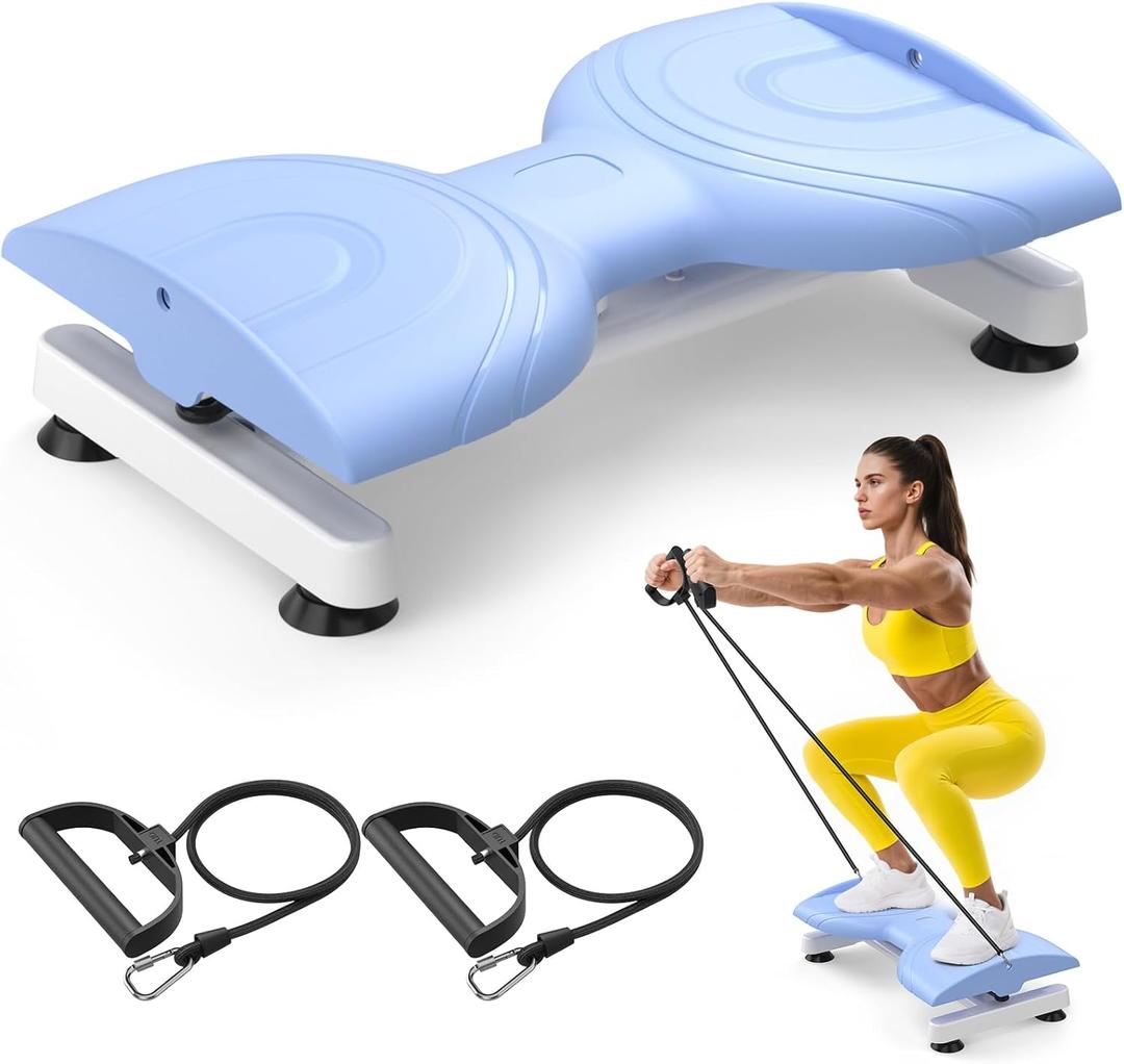 Waist Twist Machine, Twist Machine Exercise with 300 Lbs Weight Capacity, Ab Twist Board for Slim Waist and Core Ab Exercise,Noiseless Home Gym Equipment for Women Men (Blue)