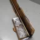 Ivilon Drapery Window Curtain Rod - End Cap Style Design 1 Inch Pole. 28 to 48 Inch Color Warm Gold