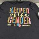 Keeper of The Gender Auntie Loves You Baby Shower Aunt Women T-Shirt SIZE L