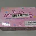 Valentines Day Gifts Cards for Kids, 24 Pack Valentines Greeting Cards with Fluid Glitter Fidget Spinners Toys for Kids School Classroom Exchange, Valentines Party Favors Prizes for Boys Girls