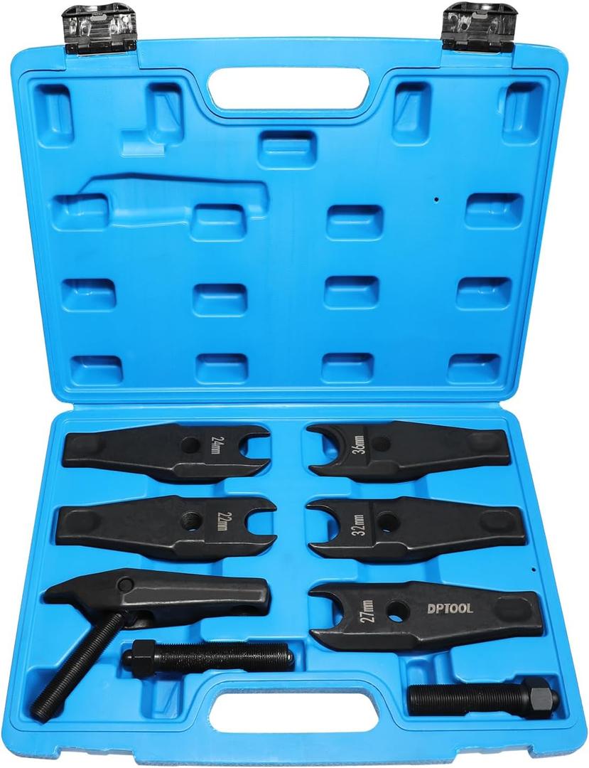 DPTOOL Ball Joint Separator Kit Heavy Duty Control Arms Steering Knuckles Tie Rod Ends Remover Tool 22mm 24mm 27mm 32mm 36mm Compatible with BMW/Benz/Land Rover DPTOOL Ball Joint Separator Kit Heavy Duty Control Arms Steering Knuckles Tie Rod Ends Remover Tool 22mm 24mm 27mm 32mm 36mm Compatible with BMW/Benz/Land Rover