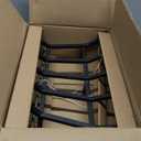 Mr IRONSTONE Fireplace Grate Fireplace Log Holder Solid Steel Heavy Duty Firewood Log Burning Rack Fire Grates for Outdoor Kindling Tools Pit Indoor Wrought Iron Wood Stove 17 inch