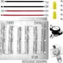 503978 61927 964p3 Dryer Heating Element Kit Compatible for speed. queen/aman.a/mayt.ag/cros.ley Dryer ADE3SRGS173TW01 ADE3LRGS171TW01 Parts,Replaces 964p3,56179,503404 by MIFLUS