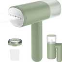 Handheld Steamer for Clothes, 1200W Foldable Travel Steamer, 20 Sec Preheat Garments Wrinkle Remover, 120V Portable Hand Iron with 150ml Water Tank, Clothes Steamer for Home Travel-Green