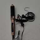 Terviiix Thermal Brush 1.25 Inch Makes Volume Curls, Ceramic Tourmaline Ionic Hot Brush Heated Round Volumizer, Digital Display 9 Temperatures Curling Iron Hair Curling Brush, Dual Voltage (Rose Gold)