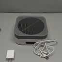 Air Purifier for Home  True HEPA Filter for Pets, Smoke & Allergies | 600 Sq Ft Coverage | Ultra-Quiet & Portable for Bedroom/Travel (1 Pack, Grey White)