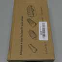 Flemoon IP55 Small Outdoor Electrical Box Waterproof (Inner 5.9 x 3.2 x 1.8inch), Extension Cord Cover with Detachable Awning Covers for Plug, Outlet, Holiday Lights, Black