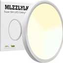 20 inch LED Flush Mount Ceiling Light Fixture,48W Super Slim Large LED Ceiling Light 4800LM,3000K/4000K/6000K CCT Selectable,Close to Ceiling Round Flat Panel light for Bedroom,Kitchen,Living Romm