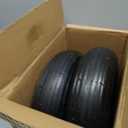 (2 PCS) 4.00-6 Tire and Wheel, 13" Flat Free Wheelbarrow Tire with 5/8" or 3/4" Bearings 4.00-6 Solid Tires for Wheelbarrows, Trolleys, Garden Carts,Hand Trucks